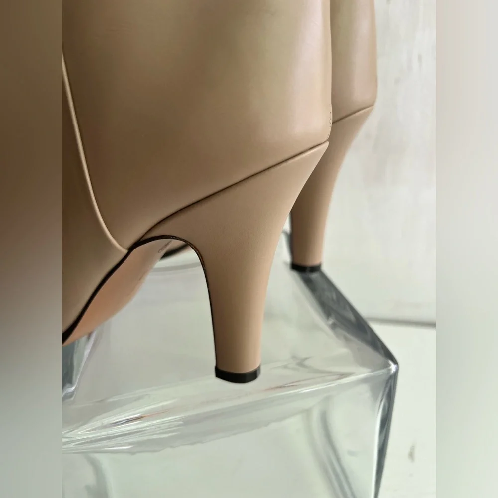 THE ROW Prudens Bootie- Neutral- 37